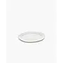Assiette D'entrée Blanc Silhouette