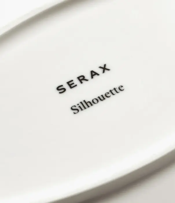Serax Assiette Ovale S - Silhouette