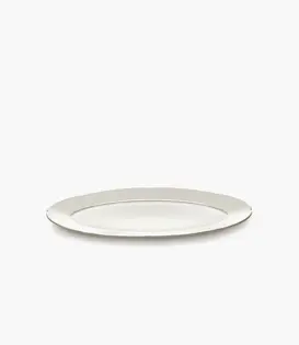 Assiette Ovale M -Silhouette
