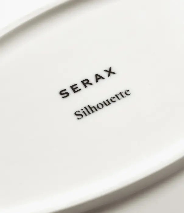Serax Assiette Ovale L -  Silhouette