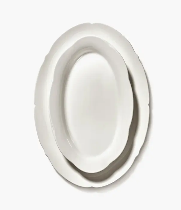 Serax Assiette Ovale L -  Silhouette