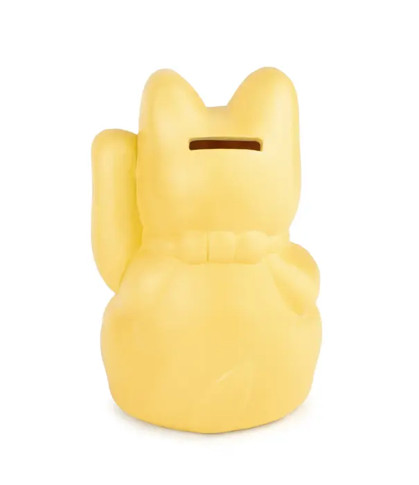 Donkey Tirelire Lucky Cat Jaune
