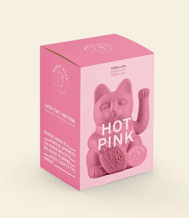 Donkey Lucky Cat - Hot Pink