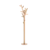 Portemanteau sur pied 158cm Ambroise, chêne naturel