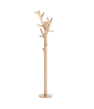 Portemanteau sur pied 158cm Ambroise, chêne naturel