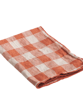 Torchon Toile Vintage Vichy Marmelade / Bourdon Marmelade 43x75