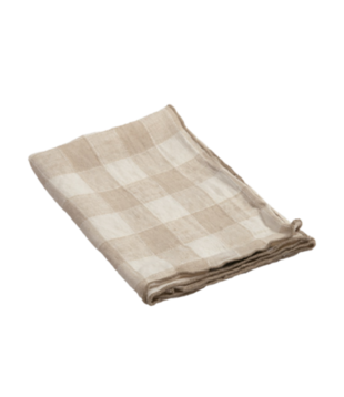 Set de Table Toile Vintage Vichy Crème/Bourdon Crème 35x50