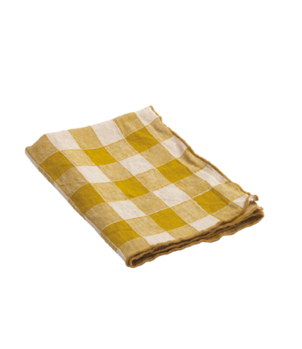 Maison de Vacances Set de Table Toile Vintage Vichy Mangue/Bourdon Mangue 35x50