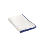 Serviette Blanc/Bourdon Cobalt 45x45