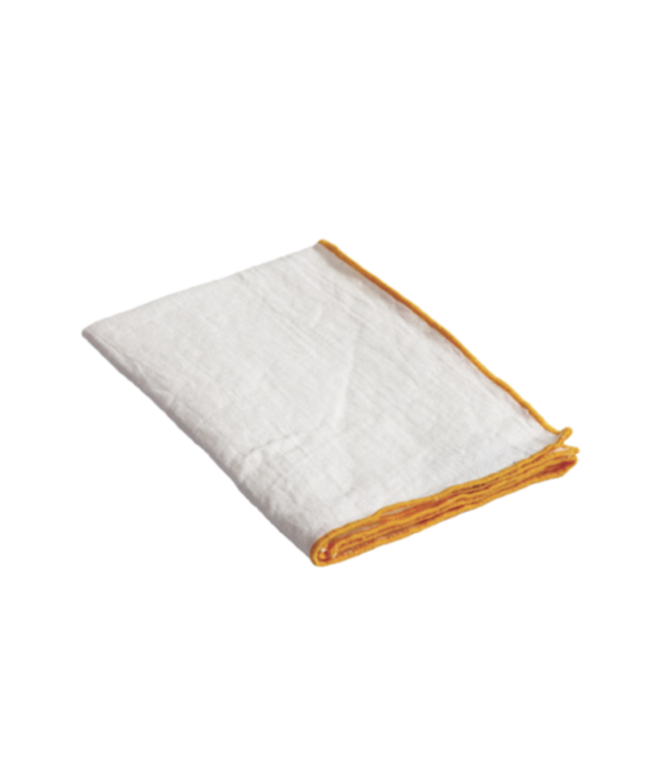 Maison de Vacances Serviette bourdon blanc / tournesol 45x45 cm