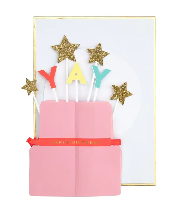 Meri Meri Carte Gâteau Yay !
