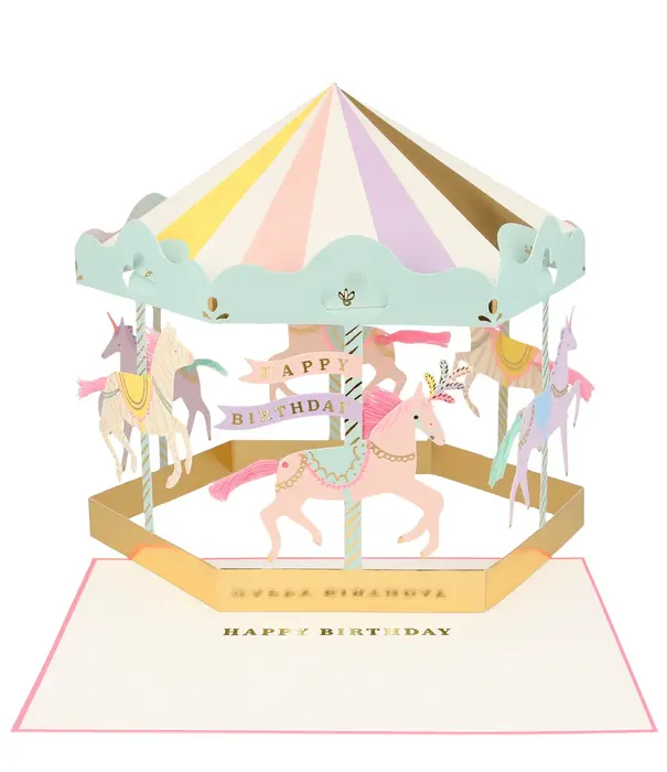 Meri Meri Carte Carrousel