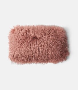 Coussin Chèvre Tibet  Bois De Rose 25X50