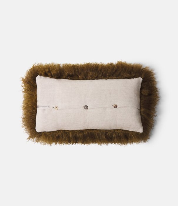 Maison de Vacances Coussin Chèvre Tibet Couleur Bronze 25X50