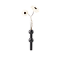 Stoff Nagel Vase - Black
