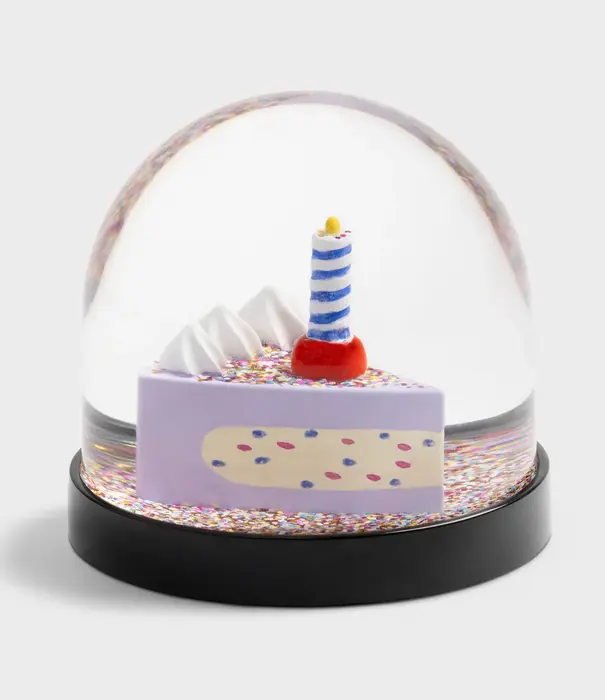 & klevering Boule à Neige Gateau d'Anniversaire