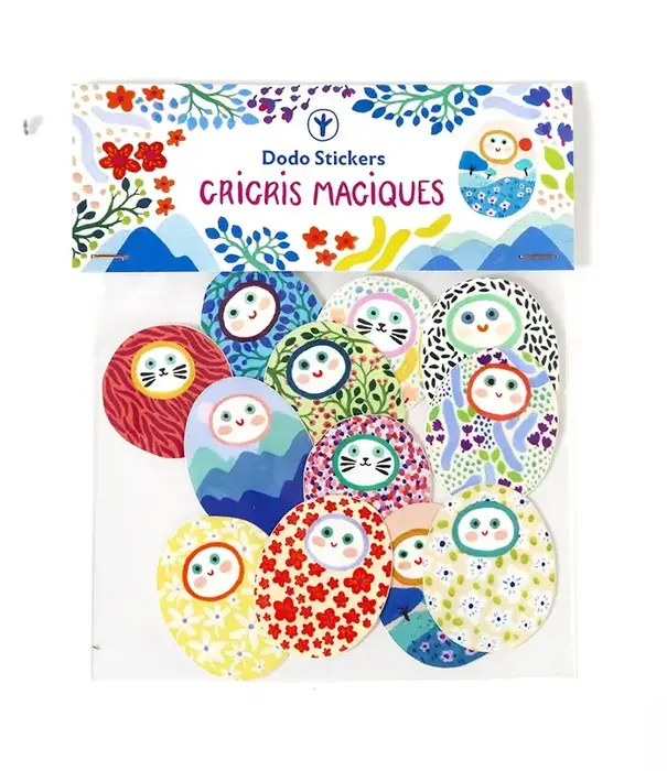 Dodo Toucan 12 Stickers - Grigris Magiques