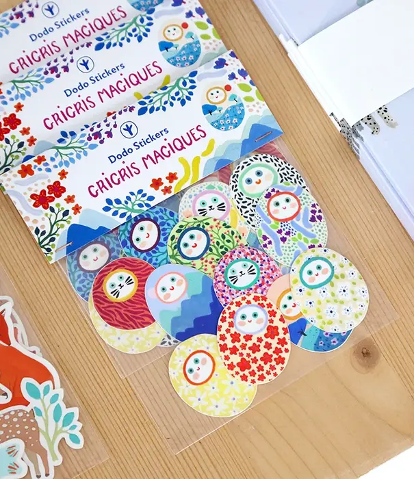 Dodo Toucan 12 Stickers - Grigris Magiques