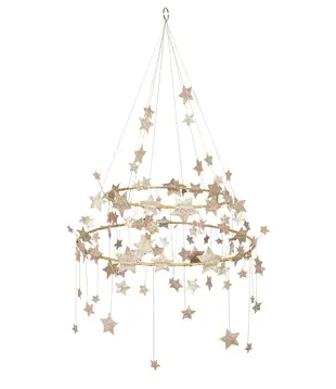 Lustre d'étoiles dorées eco glitter - étincelant !
