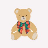 Serviettes  Teddy Tartan (x 16)