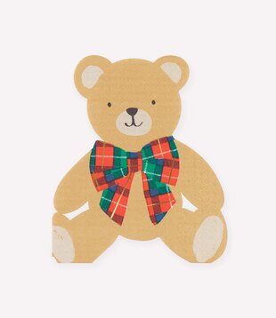 Serviettes  Teddy Tartan (x 16)