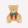 Serviettes  Teddy Tartan (x 16)