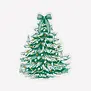 Serviettes Arbre Toile De Jouy (x 16)