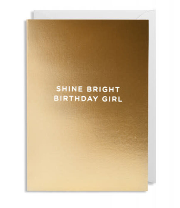 Lagom Design Carte - Shine Bright Birthday Girl