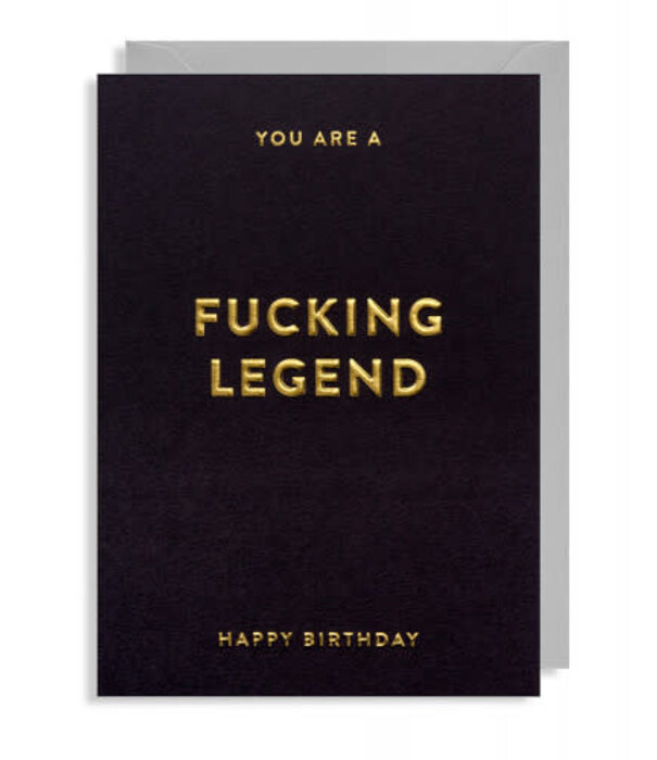 Lagom Design Carte - Fucking Legend