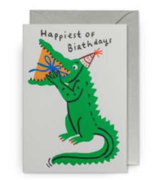Carte - Birthdays Crocodile