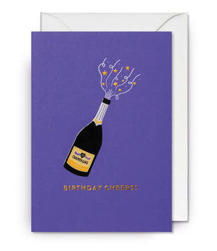 Carte - Champagne Birthday Cheers!
