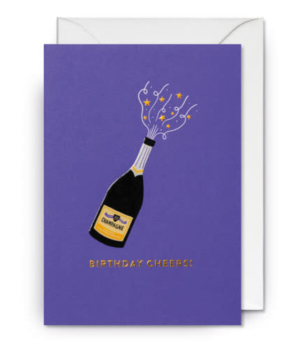 Lagom Design Carte - Champagne Birthday Cheers!