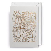 Carte - Gold Nativity