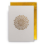 Carte - Gold Snowflake