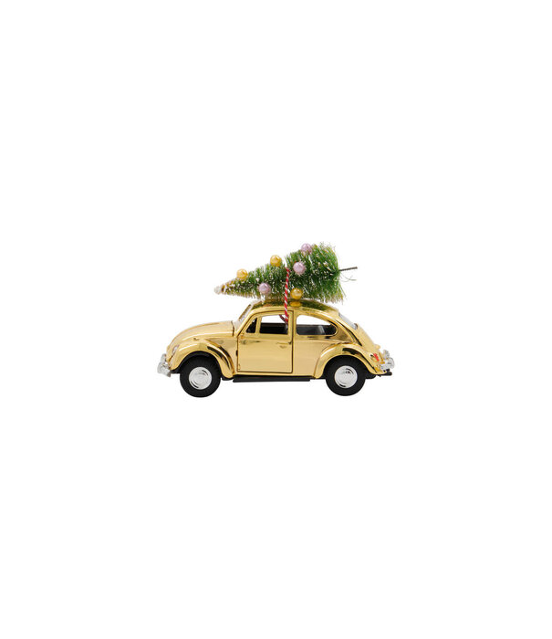 House Doctor Decoration, HDXmas car, Golden
