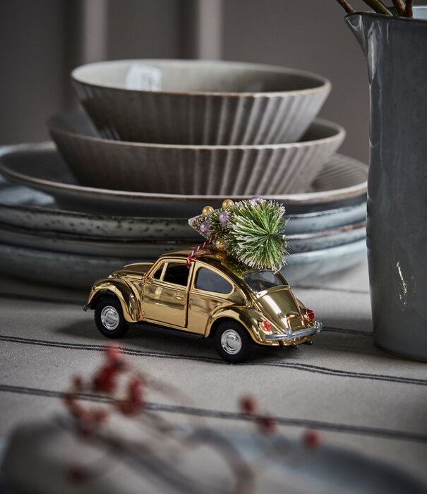 House Doctor Decoration, HDXmas car, Golden