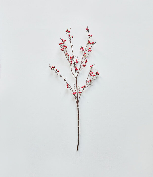 House Doctor Artificial branch, HDDecor, Red