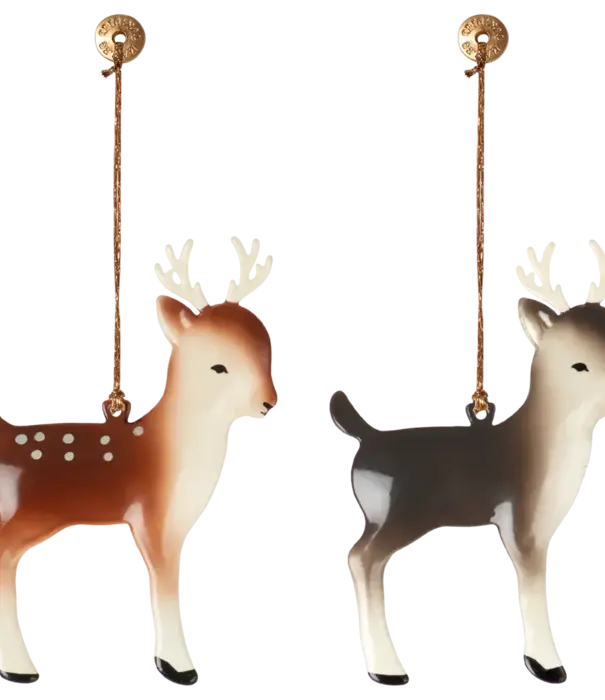 Maileg Metal Ornament - Bambi 2 ass.