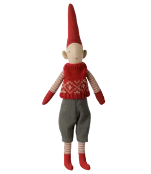 Pixy Size 1  Boy Red Knitted Vest