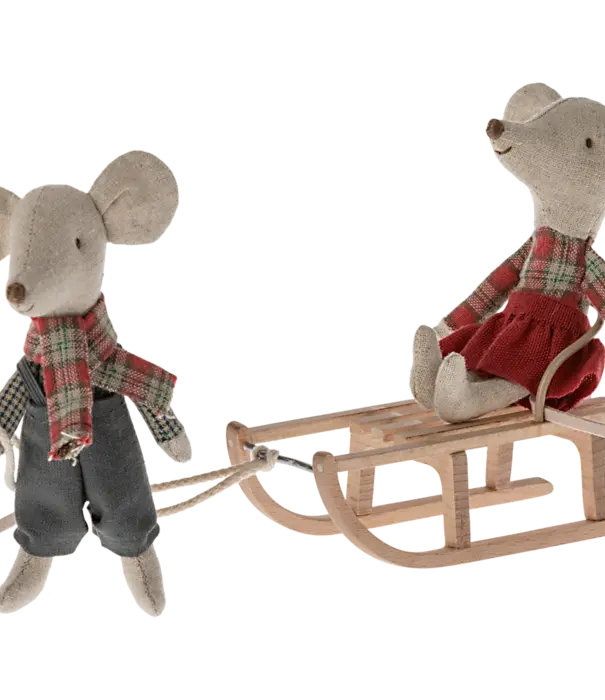 Maileg Sled, Mouse