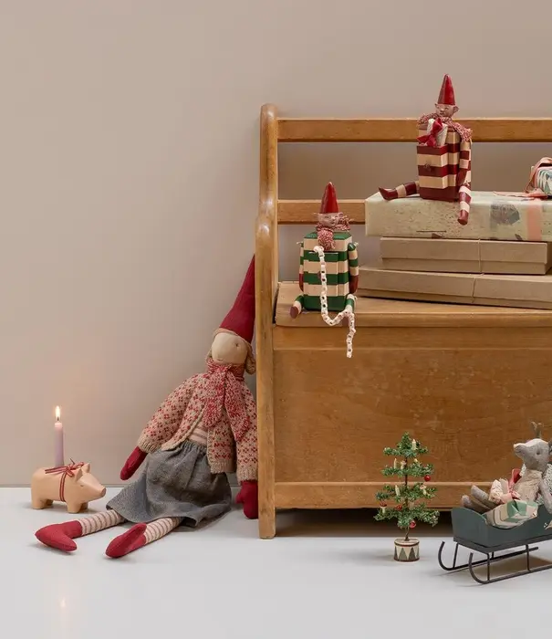 Maileg Sleigh, Mouse - Green
