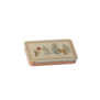 Metal box w. sliding lid - Christmas mice