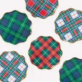 Petites Assiettes Tartan (x8) Ø21cm