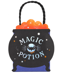 Lot de 8 sacs festifs Chaudron Magique (avec iridescent)