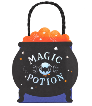 Lot de 8 sacs festifs Chaudron Magique (avec iridescent)