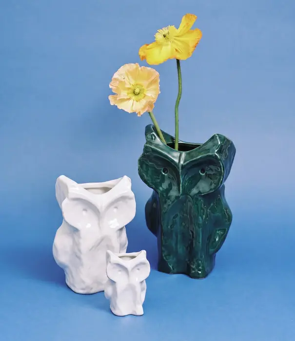 Serax Vase Hibou XS Blanc After Midnight