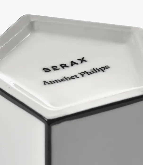 Serax Vase L Blanc - Noir Carte Blanche