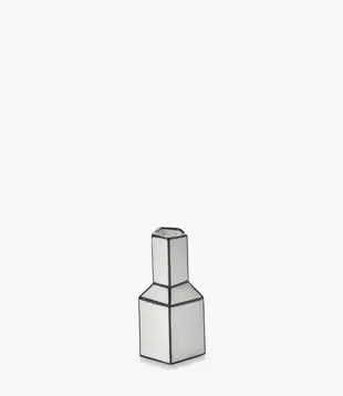 Vase M Blanc - Noir Carte Blanche