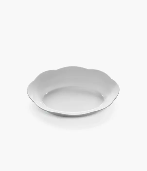Serax Bol De Service Ovale M Blanc Silhouette