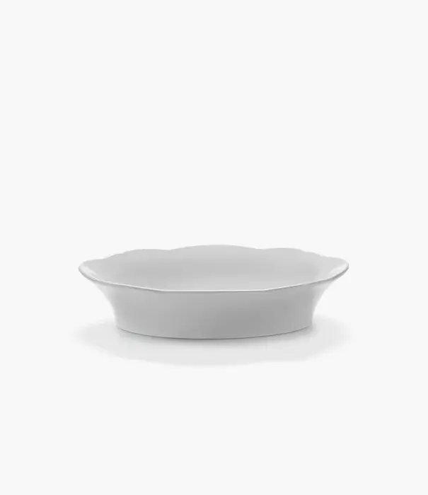 Serax Bol De Service Ovale M Blanc Silhouette